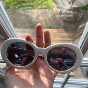White sunglasses